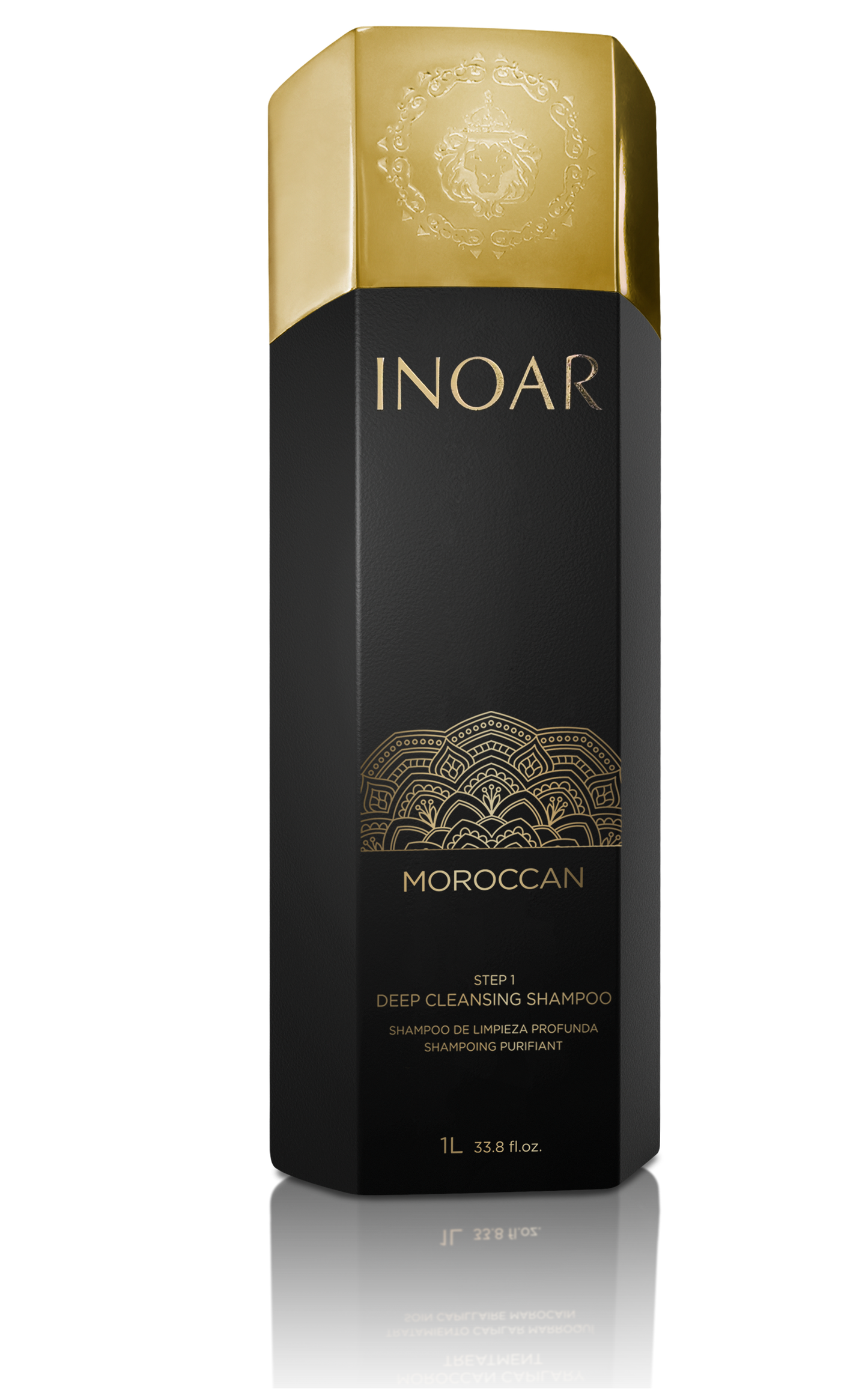 Inoar PROFESSIONAL - Moroccan Keratin Smoothing Treatment Step 1 Deep Cleansing Shampoo 33.8oz/1L