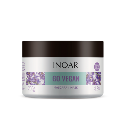 Inoar Go Vegan Anti frizz Hair care treatment, Argan and Lavender Oil