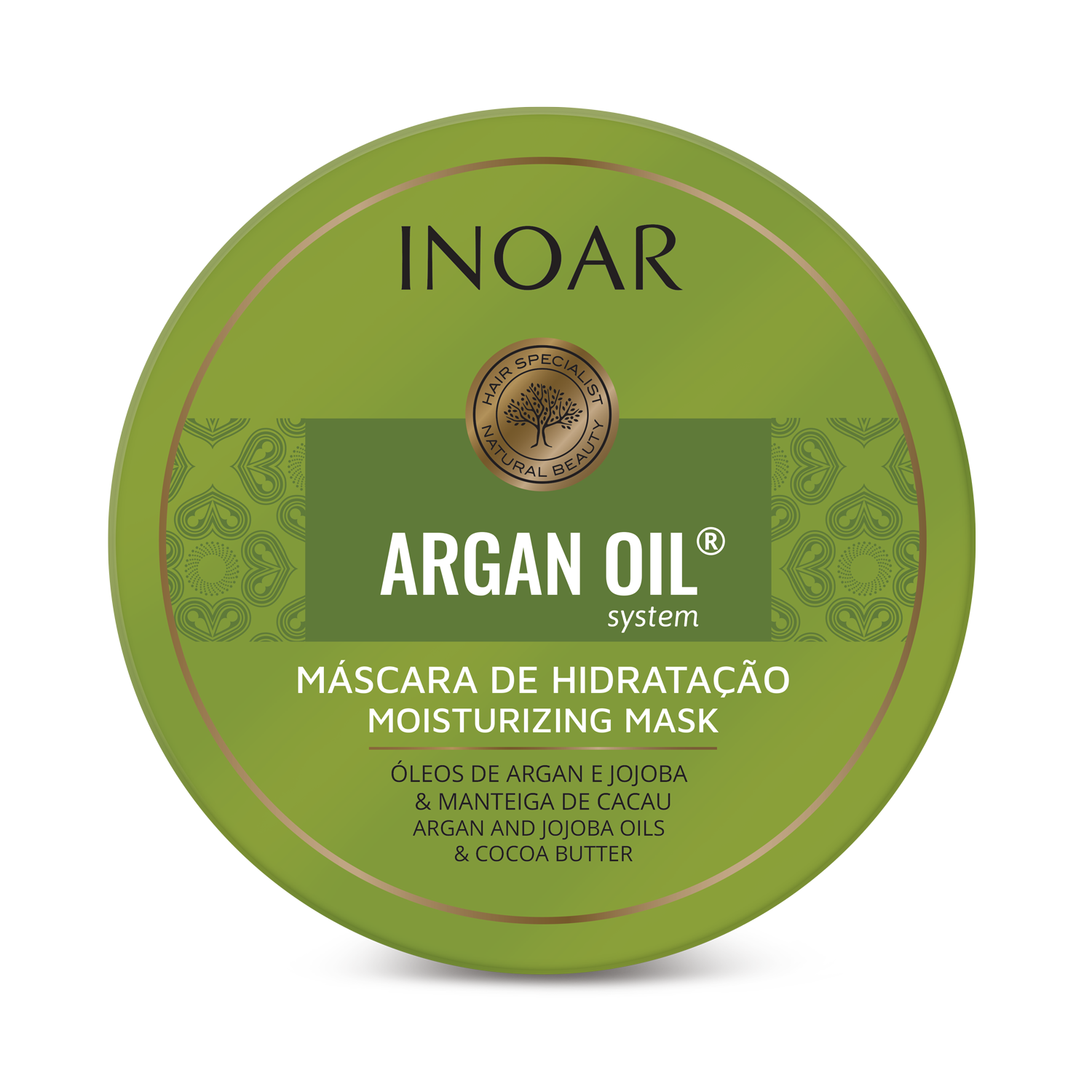 Inoar Argan Oil Hair Mask - Deep Conditioning And Moisturizing Essential Oil Hair Mask 8.8oz/250g