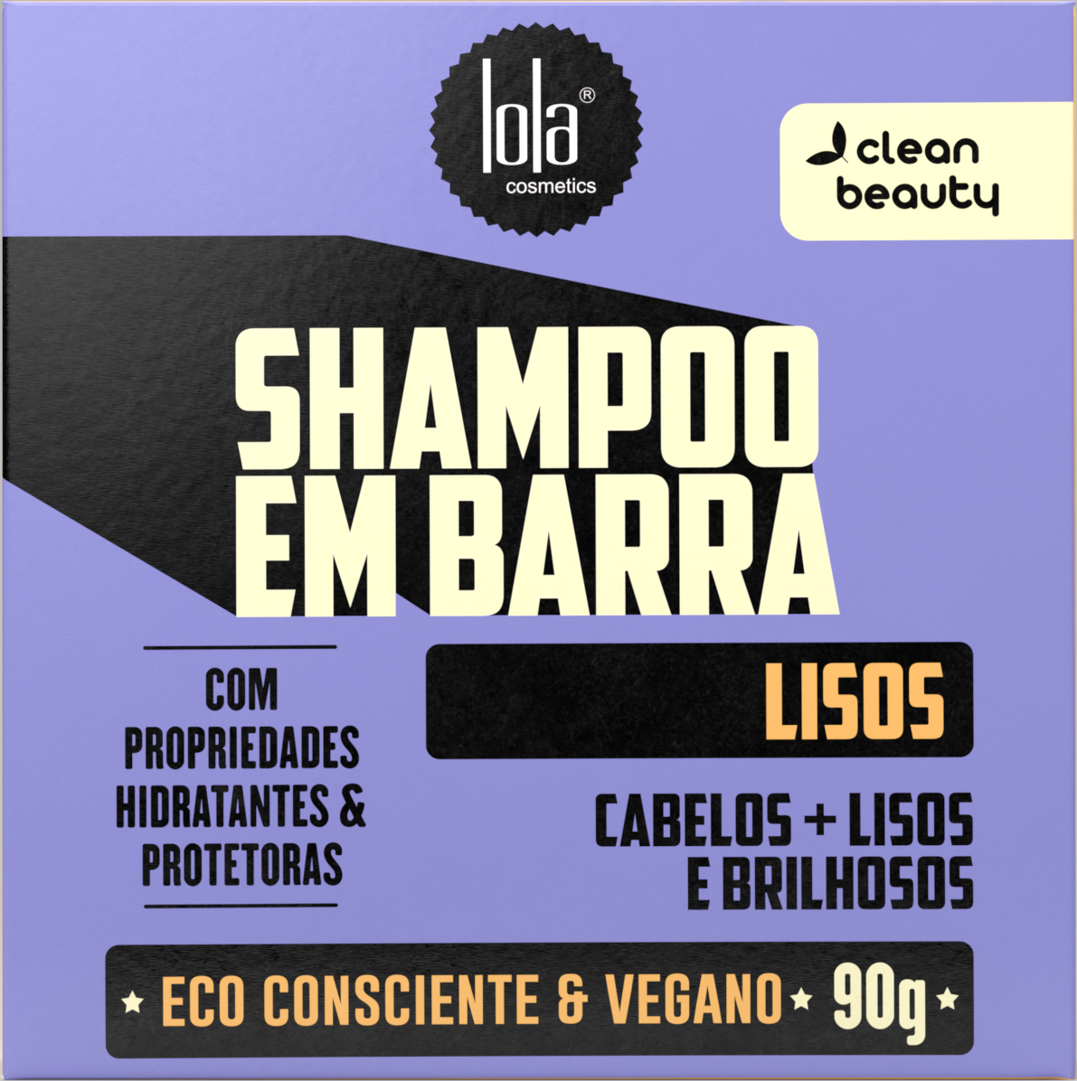 LOLA Em Barra - Solid Shampoo for Straight Hair 90g