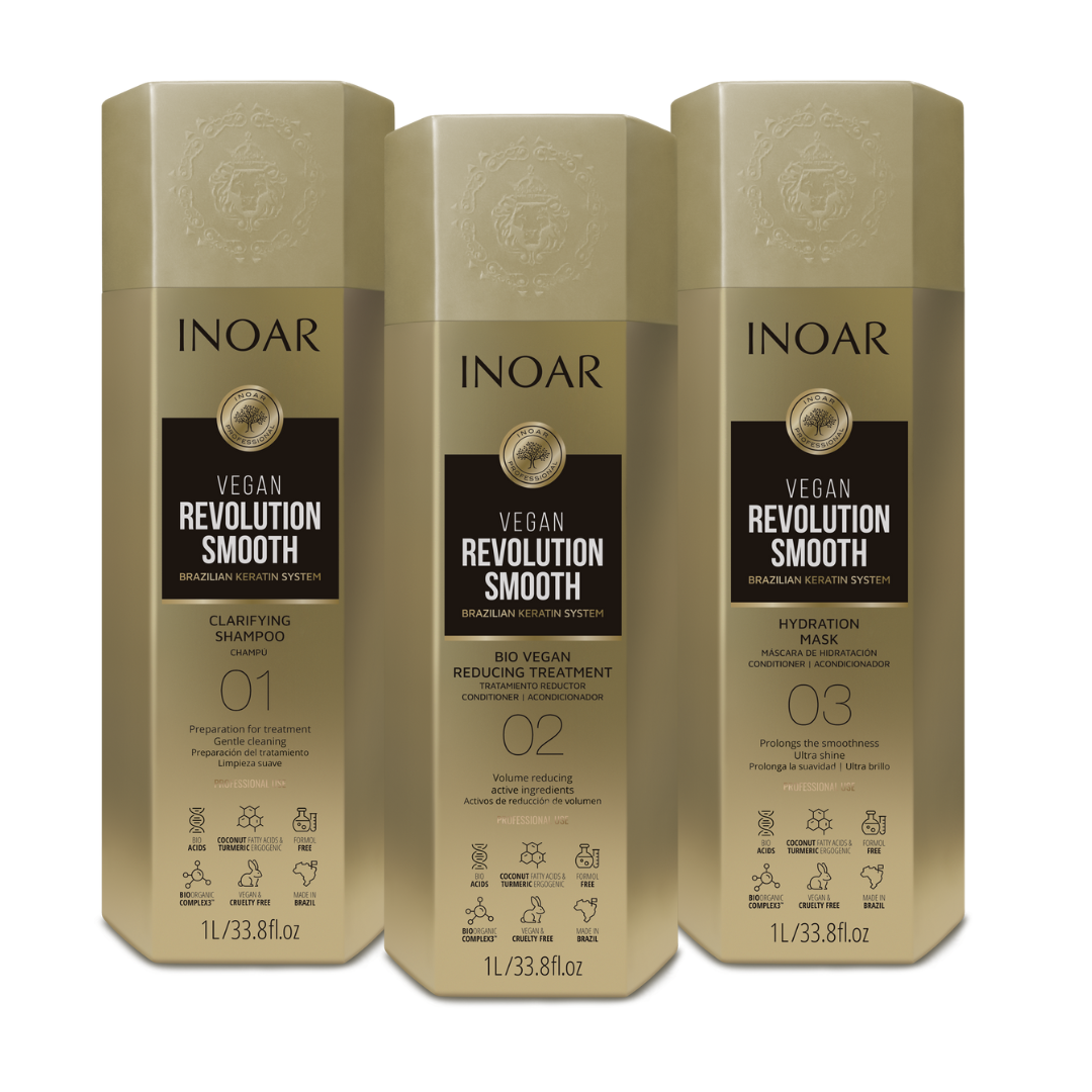 Inoar PROFESSIONAL - VEGAN REVOLUTION SMOOTH Brazilian Keratin System