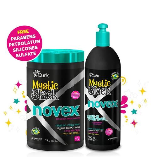 Novex Mystic Black Hair treatment Kit