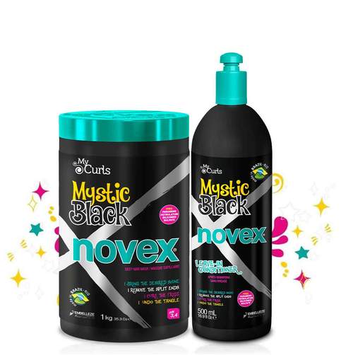 Novex Mystic Black Hair treatment Kit